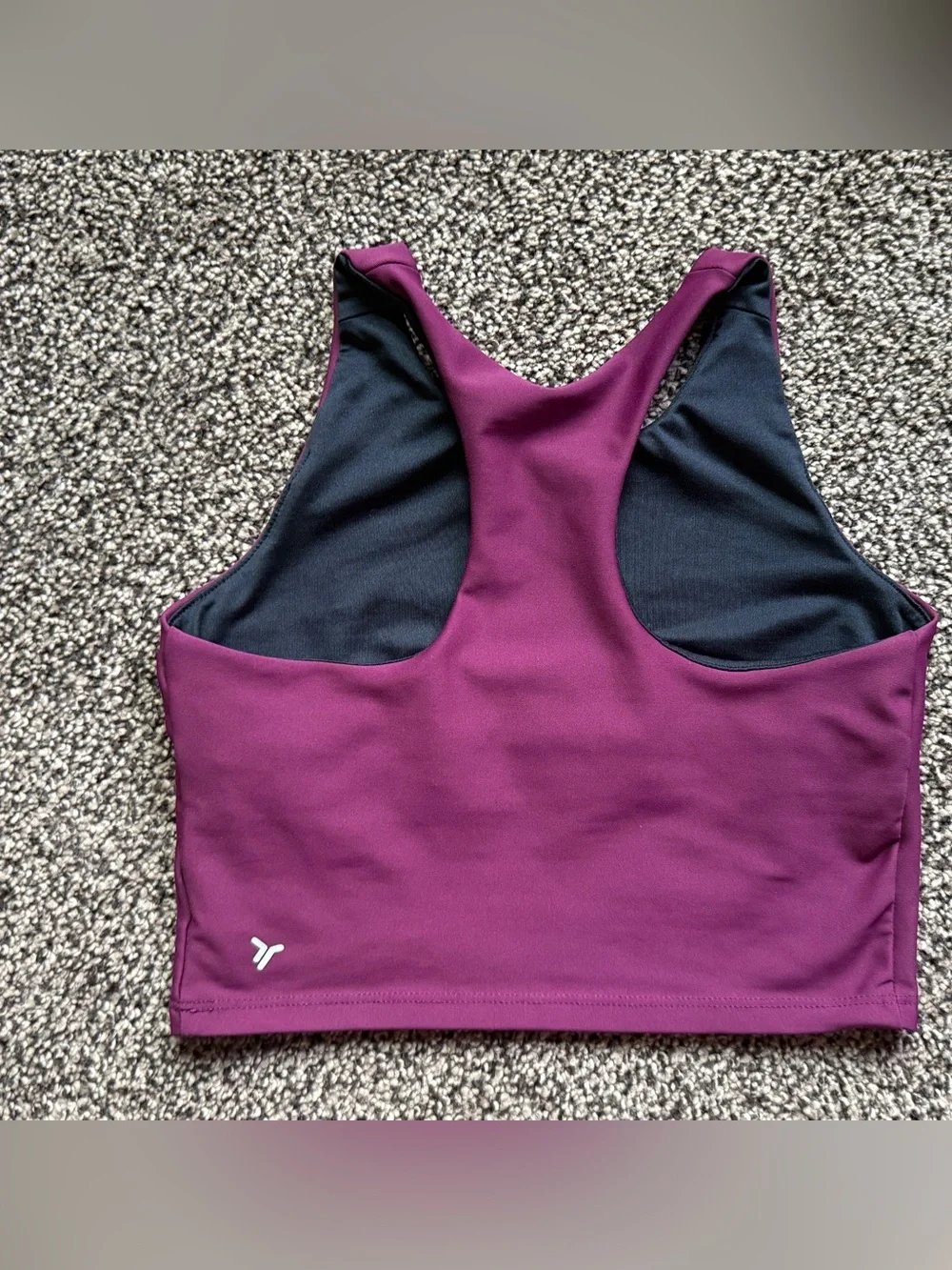 Old Navy Active Girls Magenta Cropped Tank